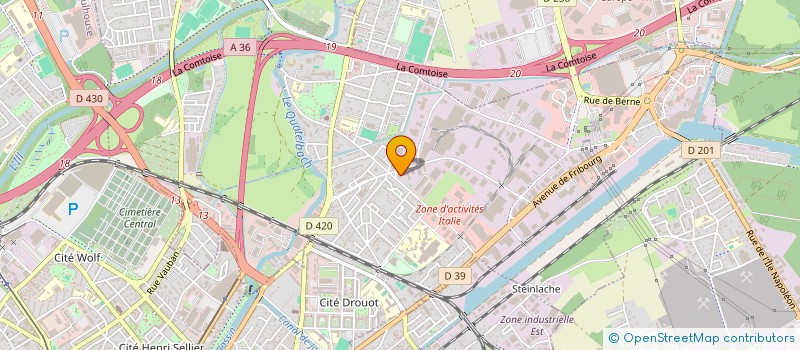 localisation de l'entreprise MIKADOS  ILLZACH