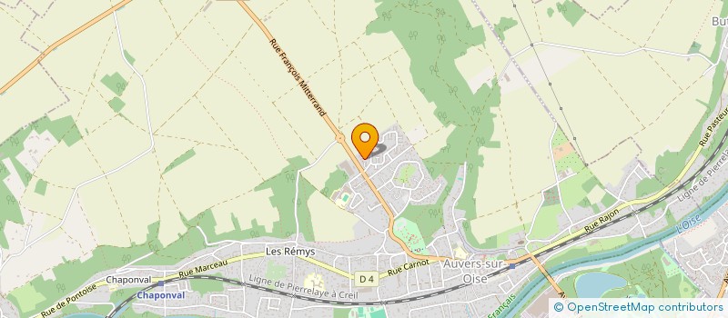 localisation de l'entreprise MIKADOTRAIN  AUVERS-SUR-OISE