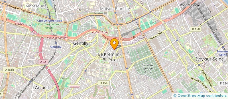 localisation de l'entreprise MIKAEL à LE KREMLIN-BICETRE