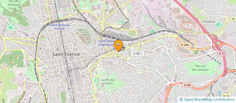 localisation de l'entreprise MIKAEL AUTO  SAINT-ETIENNE