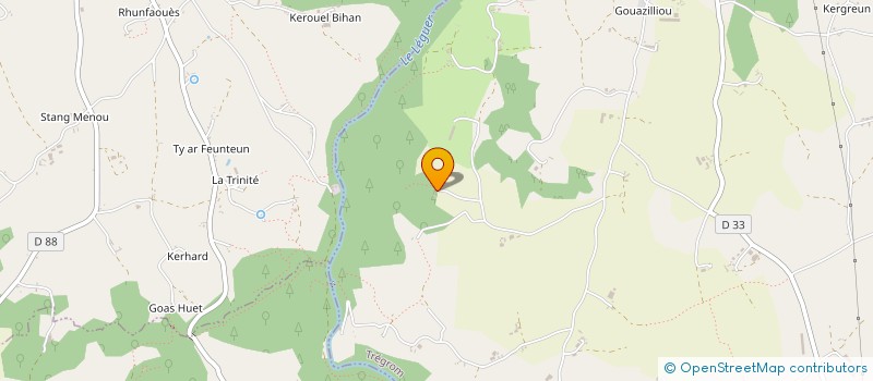 localisation de l'entreprise MIKAIA  TREGROM