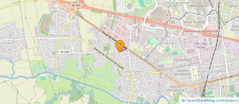 localisation de l'entreprise MIKAIL & CO  ECKBOLSHEIM