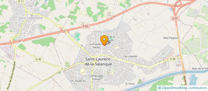 localisation de l'entreprise MIKALINE à SAINT-LAURENT-DE-LA-SALANQUE