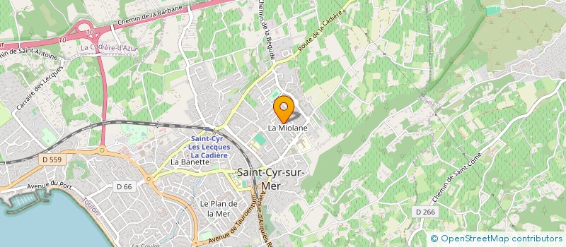 localisation de l'entreprise MIKANIS à SAINT-CYR-SUR-MER