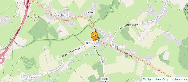 localisation de l'entreprise MIKASO  BAINCTHUN