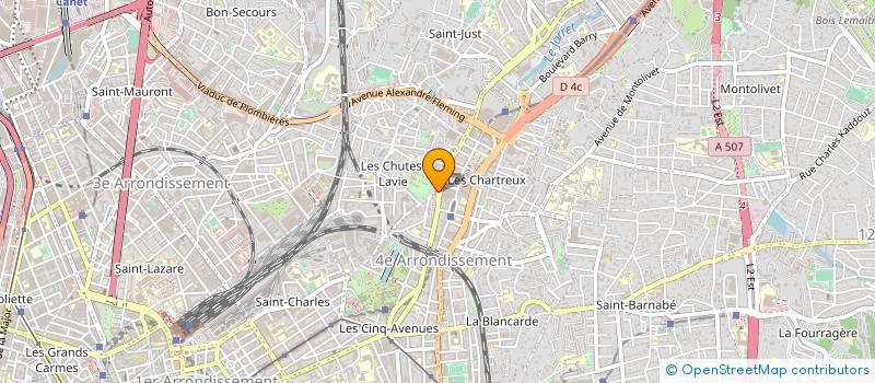 localisation de l'entreprise MIKAZAN AUTOS GARAGE DES CHARTREUX à MARSEILLE