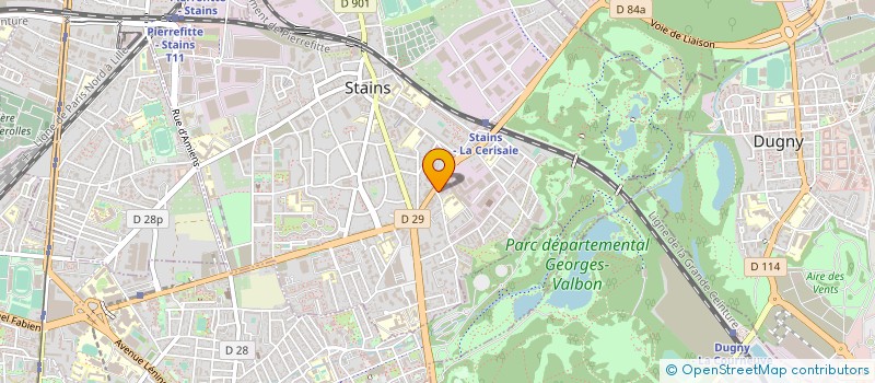 localisation de l'entreprise MIKBAT  STAINS