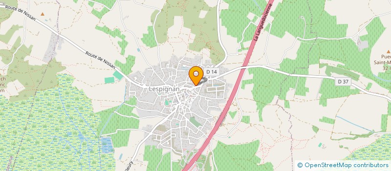 localisation de l'entreprise MIKE  LESPIGNAN