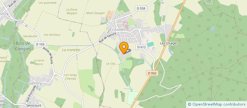 localisation de l'entreprise MIKE BARBER  CRISOLLES