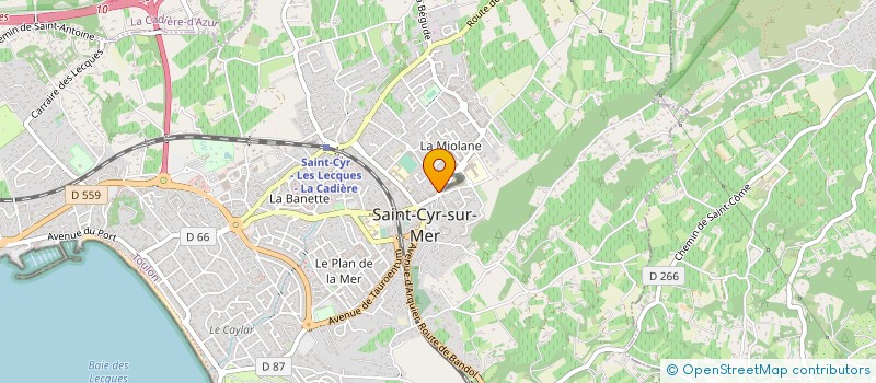 localisation de l'entreprise MIKE HAUPERT à SAINT-CYR-SUR-MER