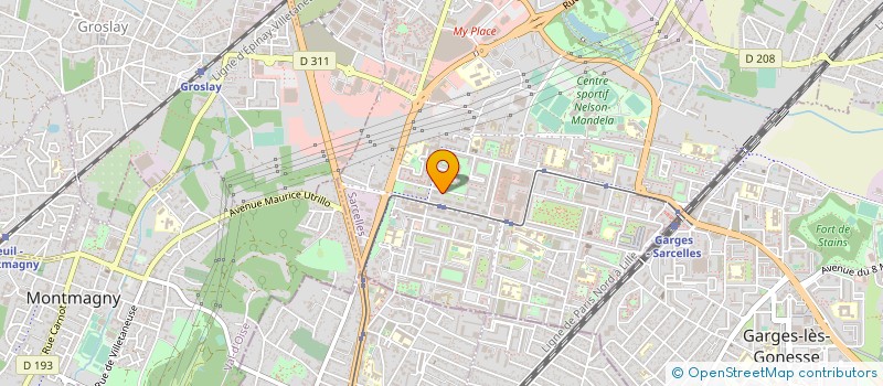 localisation de l'entreprise MIKE TP DIFFUSION à SARCELLES