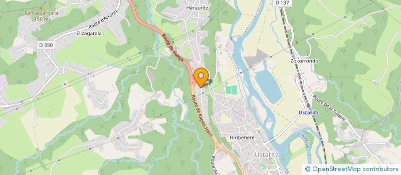 localisation de l'entreprise MIKEL ANDUEZA PARTICIPATIONS  USTARITZ