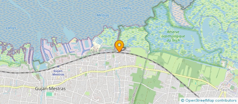 localisation de l'entreprise MIKELANGE  GUJAN-MESTRAS