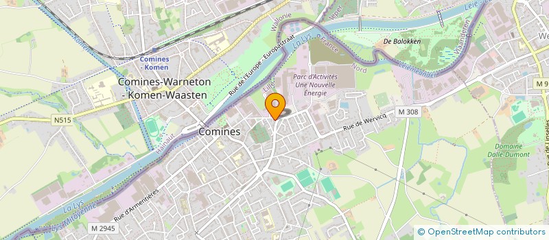 localisation de l'entreprise MIKELINA  COMINES