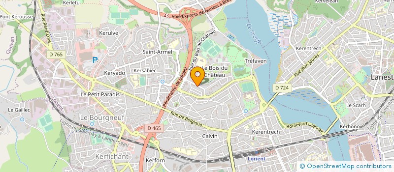 localisation de l'entreprise MIKEMARC à LORIENT