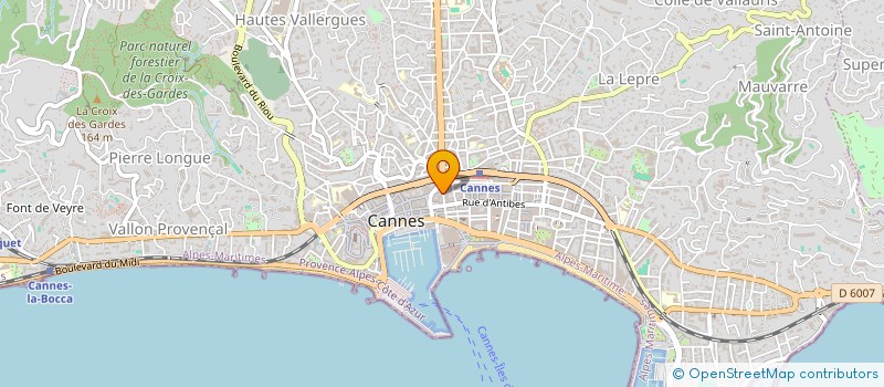 localisation de l'entreprise MIKEOS à CANNES