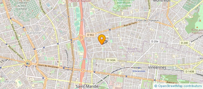 localisation de l'entreprise MIKHAIL BATIMENT à MONTREUIL