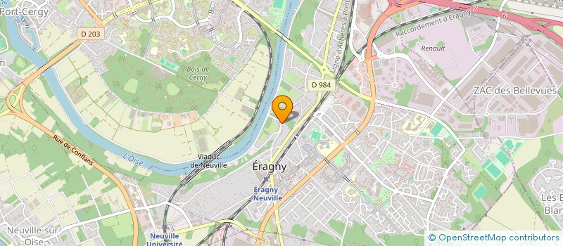 localisation de l'entreprise MIKHAIL BATIMENT  ERAGNY