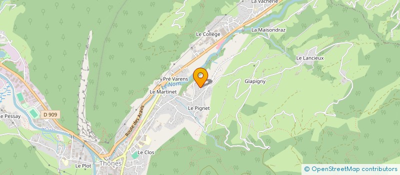 localisation de l'entreprise MIKI à THONES