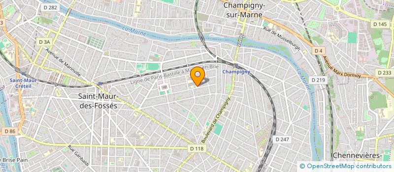 localisation de l'entreprise MIKI à ST MAUR DES FOSSES