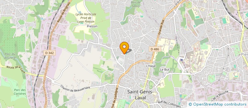 localisation de l'entreprise MIKI MASOGUI  SAINT-GENIS-LAVAL