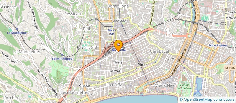 localisation de l'entreprise MIKO à NICE