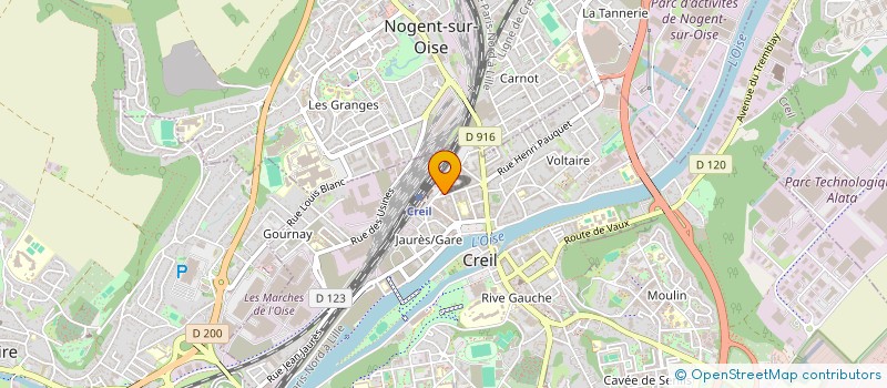 localisation de l'entreprise MIKO HOTELLERIE  CREIL