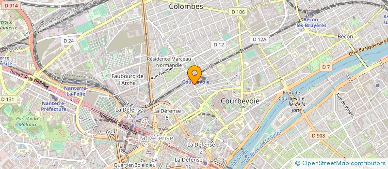localisation de l'entreprise MIKOL à COURBEVOIE