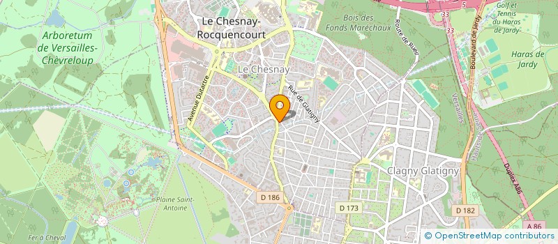 localisation de l'entreprise MIKORO RAMEN  LE CHESNAY-ROCQUENCOURT