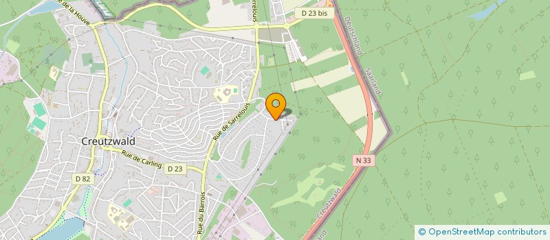 localisation de l'entreprise MIKOWEB  CREUTZWALD