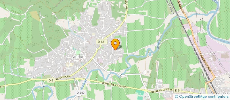 localisation de l'entreprise MIKROBE  LAUDUN-L'ARDOISE