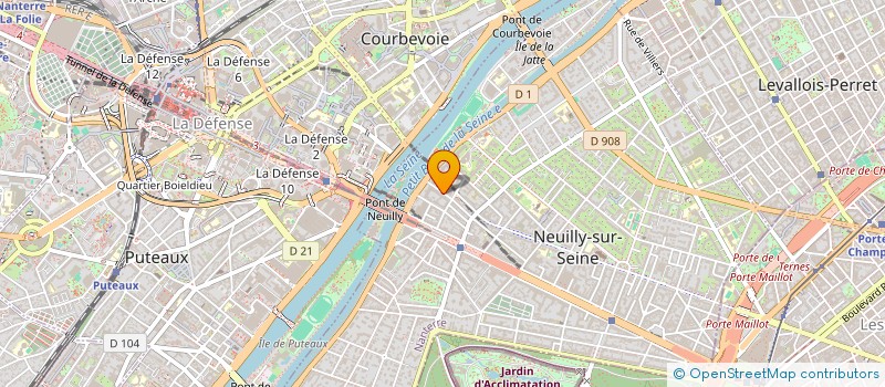 localisation de l'entreprise MIKROS ANIMATION à NEUILLY-SUR-SEINE