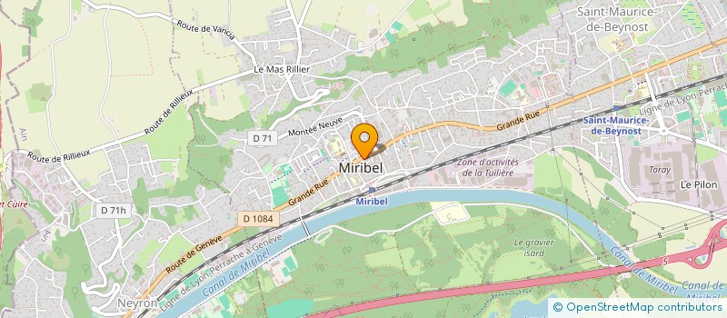 localisation de l'entreprise MIKYGRID  MIRIBEL