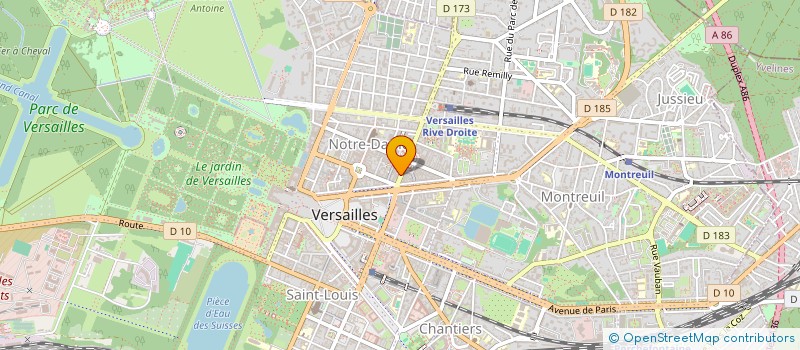 localisation de l'entreprise MIL à VERSAILLES
