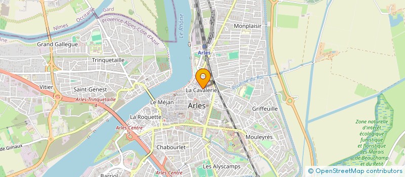 localisation de l'entreprise MIL COIFFURE à ARLES