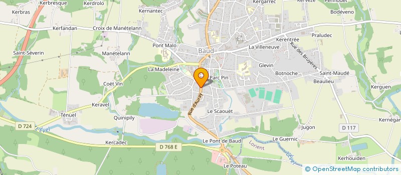 localisation de l'entreprise MIL COULEURS  BAUD