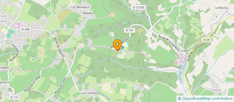 localisation de l'entreprise MIL & CRINS FERME THERAPEUTIQUE ESPACE DE LOISIRS  SAINT-GENES-DE-LOMBAUD