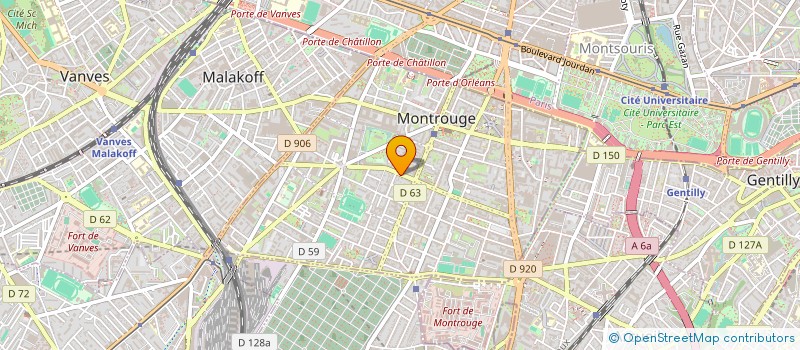 localisation de l'entreprise MIL'DECO à MONTROUGE
