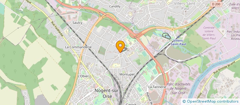 localisation de l'entreprise MIL' DELICES  NOGENT-SUR-OISE