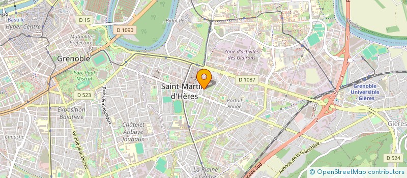 localisation de l'entreprise MIL-ERA IMMO  SAINT-MARTIN-D'HERES