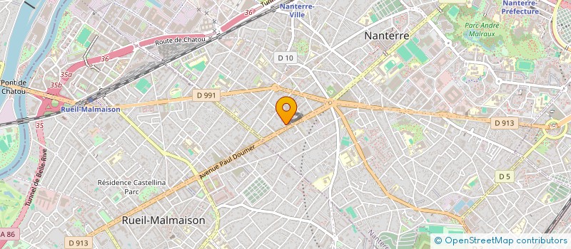 localisation de l'entreprise MIL ET ZIM à NANTERRE