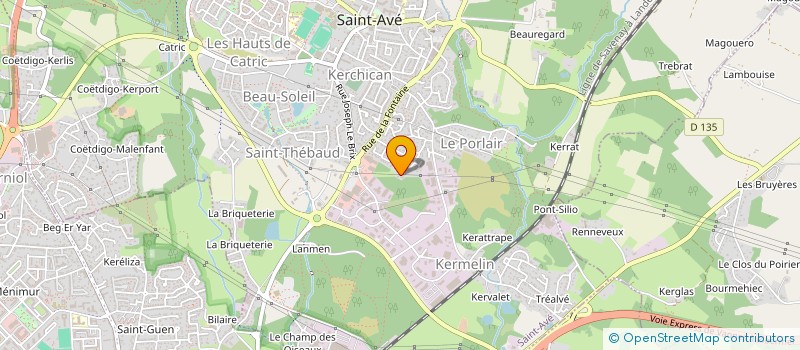 localisation de l'entreprise MIL'EVANE  PLESCOP