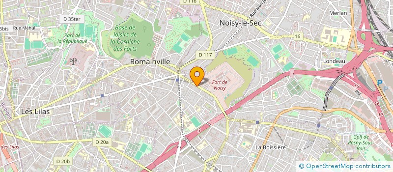 localisation de l'entreprise MIL FEUILLE à ROMAINVILLE