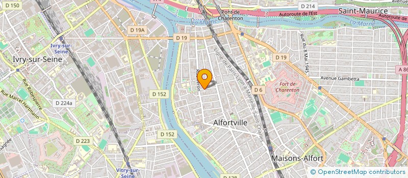 localisation de l'entreprise MIL & FONIO à ALFORTVILLE