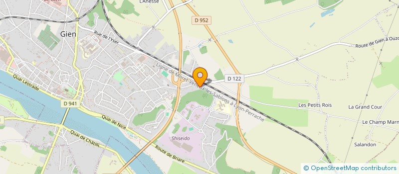 localisation de l'entreprise MIL'HABITAT à GIEN