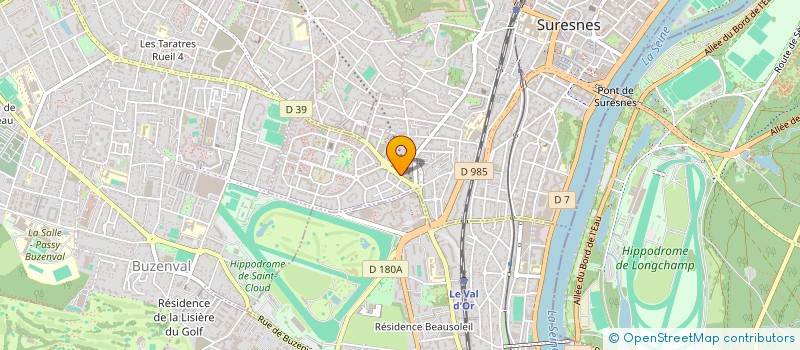 localisation de l'entreprise MIL IMMOBILIER à SURESNES
