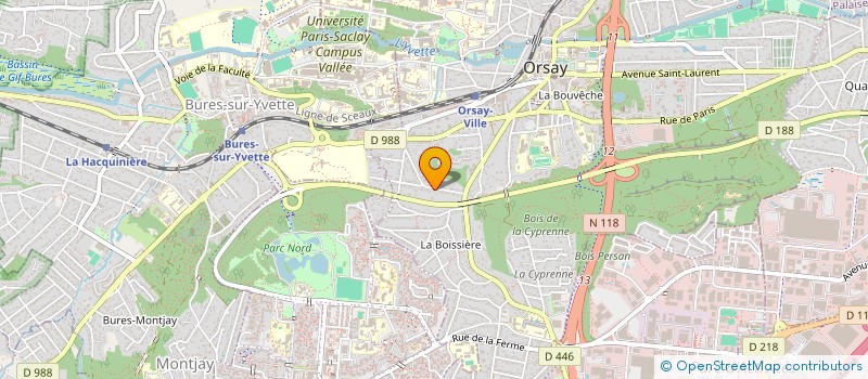 localisation de l'entreprise MIL INSTITUT à ORSAY