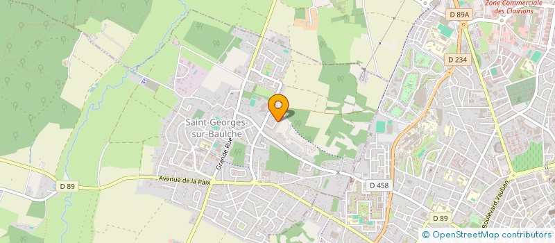 localisation de l'entreprise MIL INVEST à SAINT-GEORGES-SUR-BAULCHE