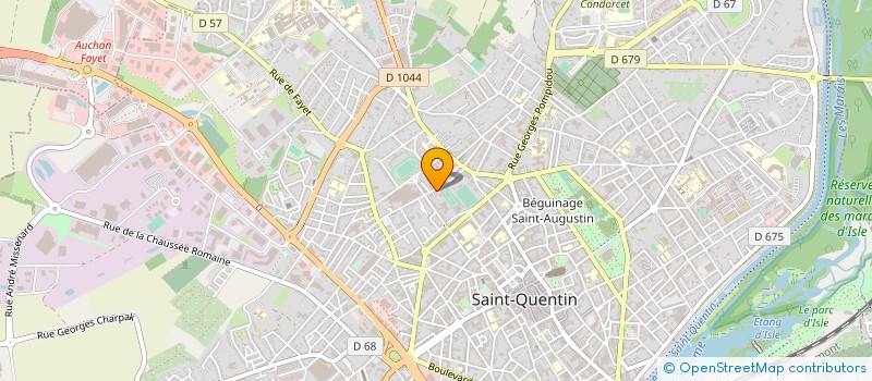 localisation de l'entreprise MIL'ONWEB à SAINT-QUENTIN