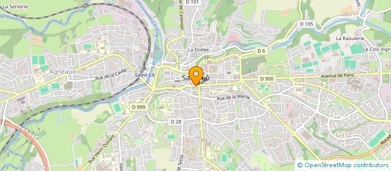 localisation de l'entreprise MIL'OR  SAINT-LO